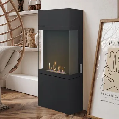 Produktbild von Noble Flame LASSO [geschlossener Ethanolkamin]: Schwarz