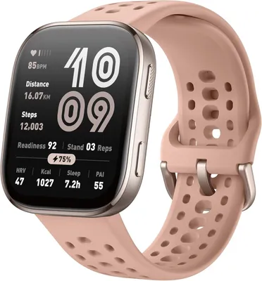 Produktbild von Amazfit Bip 6 Smartwatch 46mm mit 14 Tagen Akku, 1.97" AMOLED, GPS, AI, Bluetooth-Anrufen, Fitness- & Schlaf-Tracking, 140+ Sportmodi