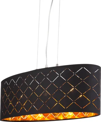 Image de Globo Lighting Lampe à suspendre métal nickel mat, 3x E27