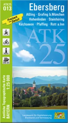 Image de ATK25-O13 Ebersberg (Carte topographique officielle 1:25000)