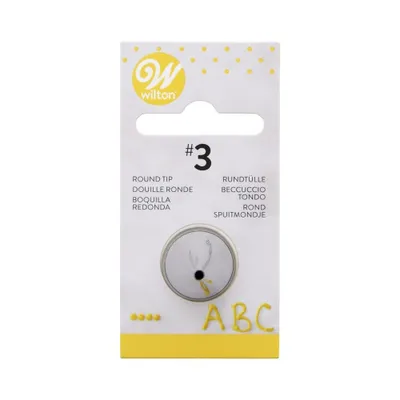 Produktbild von Wilton Decorating Tip #003 Round Carded