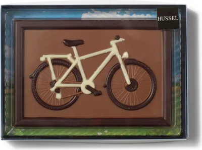 Produktbild von Hussel Schokobild "Fahrrad", 75g