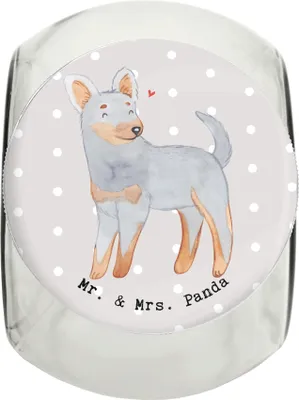 Produktbild von Mr. & Mrs. Panda Dose Prager Rattler Moment L 870ml - Grau Pastell - Geschenk, Aufbewahrungsdose, Vorratsglas, Vorratsbehälter, Pincher, Keksdose, glasbehälter