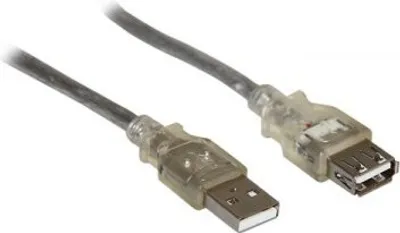Produktbild von Goobay 68975 USB 2.0 Hi-Speed Verlängerungskabel, Transparent, 1.8 m - USB 2.0-Stecker (Typ A) > USB 2.0-Buchse (Typ A)