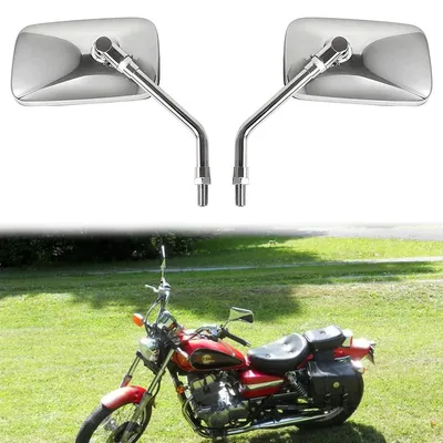 Immagine prodotto di Specchietti retrovisori universali per moto, compatibili con manopole da 10 mm