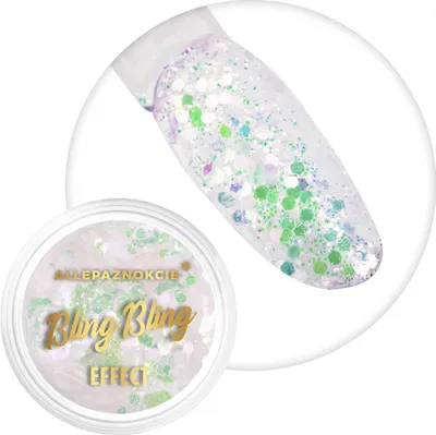 Produktbild von Bling Bling Effekt Nagelpuder Allepaznokcie 1 g Nr. 04