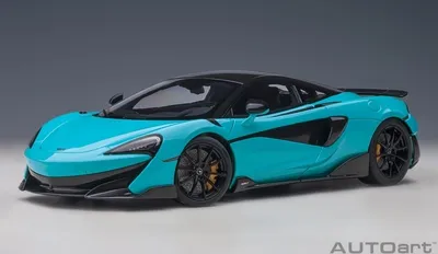 Immagine prodotto di McLaren 600LT 2019 blu modellino auto 1:18 Autoart