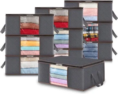 Immagine prodotto di Contenitori per riporre oggetti sotto il letto - organizer pieghevoli per vestiti