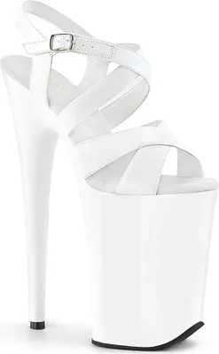 Produktbild von INFINITY-997 Damen Sandale von Pleaser, Weiß  , EU 38, US 8