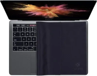 Imagen del producto de Paños de Microfibra para Teclado y Protector de Pantalla de Portátil (4 Unidades) – 35 x 22 cm – Compatibles con Apple MacBook Pro 15-16 Pulgadas