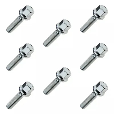 Produktbild von 8x Radschraube M12x1.50 , Gewindelänge: 50mm, Kugelbund, SW17