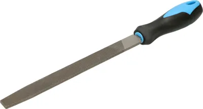 Image de KOTARBAU® Lime plate d'atelier 200mm pour métal avec manche profilé Lime plate d'atelier