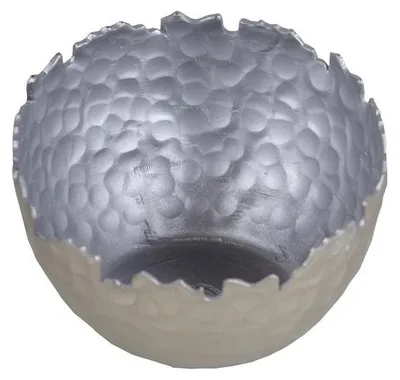 Produktbild von Windlicht Cut Teelichthalter Ø9cm Höhe 6cm Aluminium silber matt