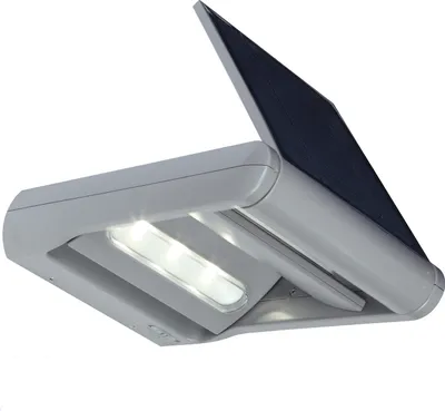 Obrázek produktu pro Solární nástěnná lampa LED 12W GB131 Solární lampa venkovní 2 světelné zdroje