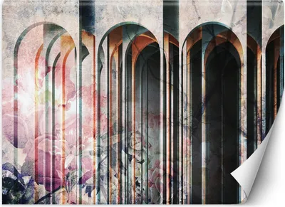 Immagine prodotto di Murale XXL architettura a colonne carta da parati per pareti 400x280 cm colore Rosa tema Città e architettura