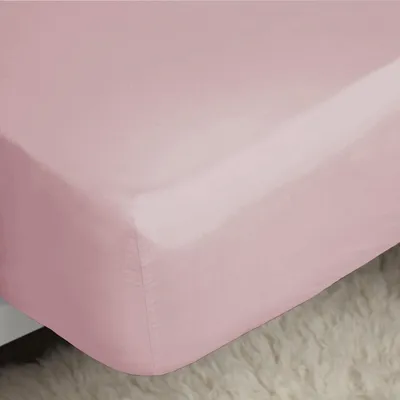 Image de Drap-housse en percale Belledorm, facile d'entretien BM171 (lit double) (Bleu marine)