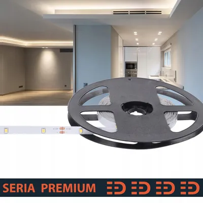 Productafbeelding van Prescot LED-strips, koud wit, 5 meter, 60 LED's per meter