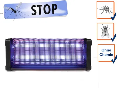 Produktbild von Perel Elektrischer UV Insektenvernichter innen, 2800V Hochspannungsgitter, leise Fliegenlampe mit