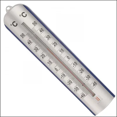 Produktbild von ProGarden Fensterthermometer Außenthermometer Innenthermometer analog zur Wandmontage 27,5x6 cm