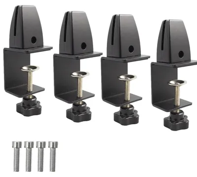Image de Pince de fixation pour table, réglable - Lot de 4 pour plus de sécurité et d'intimité