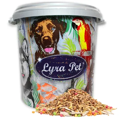 Produktbild von 10 kg Lyra Pet® Streufutter in 30 L Tonne