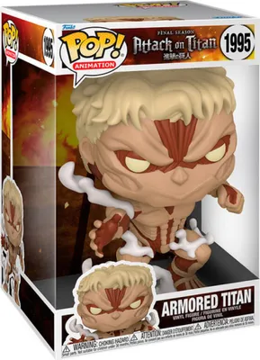 Produktbild von Attack on Titan Super Sized Jumbo POP! Vinyl Figur Armored Titan 25 cm