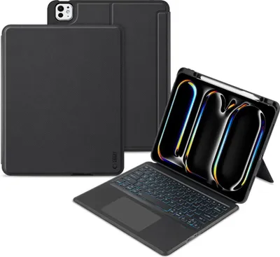 Produktbild von Tech-Protect Scmag Stift + Tastatur Ipad Pro 13 7/2024 Schwarz