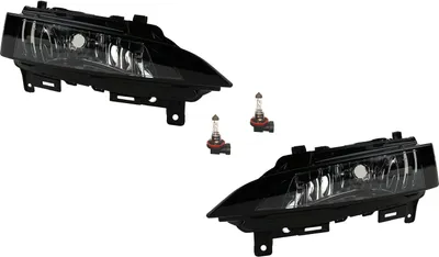 Image de Johns, Kit de phares antibrouillard gauche + droite compatible avec Skoda Kamiq + ampoule 717530 657941700 717529 657941699