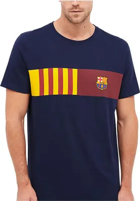 Produktbild von BarÇa Senyera Kurzarm-t-shirt Blau M Herren Blau M