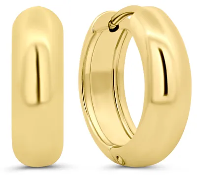 Produktbild von CO88 Kollektion 8CE-70652 Damen-Ohrringe, Hängeohrringe, 17 mm - Goldfarbenes Edelstahl - Geschenk für sie