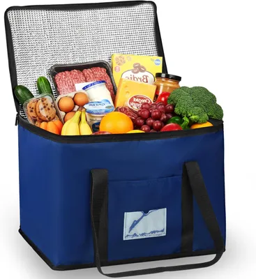 Produktbild von Kühltasche 40 l, große Einkaufstasche, isoliert, faltbar, für einkäufe