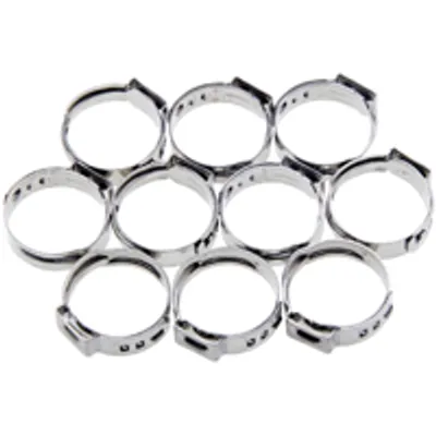 Produktbild von 10 x Universal 1 Ohr Schlauchschellen Leitungsschelle Schlauchklemmen 7.0-8.7 mm