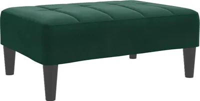 Produktbild von vidaXL Fußhocker Dunkelgrün 77x55x31 cm Samt