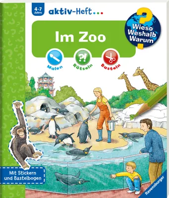 Produktbild von Wieso? Weshalb? Warum? aktiv-Heft: Im Zoo