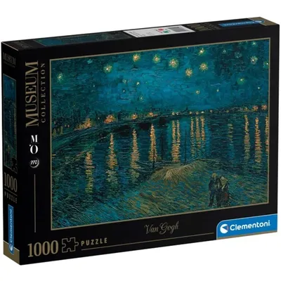 Immagine prodotto di Collezione Museo: Van Gogh - Notte stellata sul Rodano (1000 pezzi) - Clementoni 39344 - (Giocattoli / Puzzle)