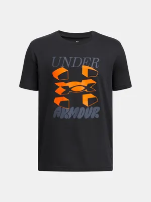 Obrázek produktu pro Under Armour Ua B Split Big Logo Ss - černá, Velikost:S