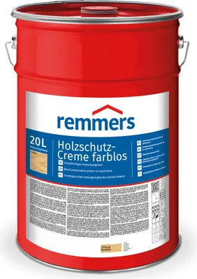 Produktbild von Remmers Holzschutz-Creme farblos farblos 20 l, Holz Imprägnierung