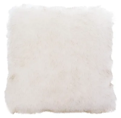 Immagine prodotto di Ambiente Trendlife Schneefuchs: Copertura per cuscino con effetto pelliccia, 50 x 50 cm