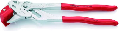 A close-up shot of a pair of pliers on a white background.