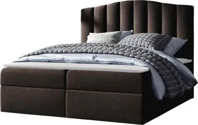Produktbild von MIRJAN24 Boxspringbett Lindos, Ehebett mit zwei Bettkästen, Doppelbett, Stilvoll Schlafzimmer (Casablanca 2308, Größe: 160x200 cm)
