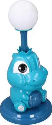 Image de Set de jouets de base-ball pour enfants, distance réglable, forme de dinosaure, base, départ de raquette rétractable