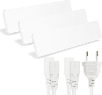 Obrázek produktu pro Infračervené topné panely ISOISL 3, výkon 50 W, stupeň krytí IP44, s 2 připojovacími kabely, bílé barvy