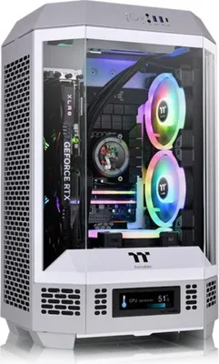 Produktbild von Thermaltake Tower 300 Limestone, Micro Tower, PC, Grau, Weiß, micro ATX, Mini-ITX, SPCC, Gaming