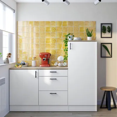 Immagine prodotto di Zafrena - Cucina, Bianco, 3 Ripiani, Elettrodomestici non inclusi,
