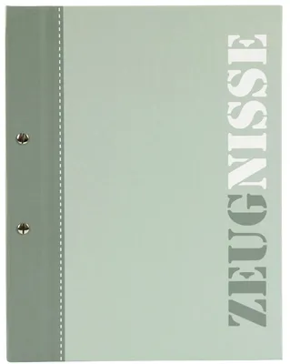 Produktbild von Goldbuch Zeugnismappe 2colored grün