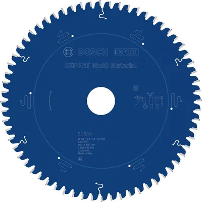 Productafbeelding van Bosch 2608642493 Bosch Kreissägeblatt EX MU B 216x30-64