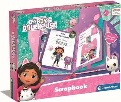Produktbild von Clementoni Gabby's Dollhouse kreatives Scrapbook Tagebuch für Kinder