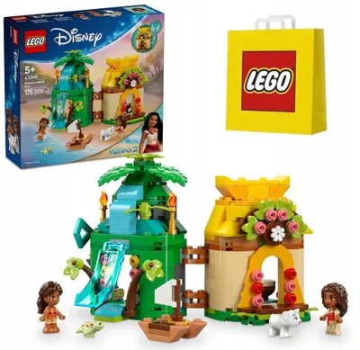 Obrázek produktu pro Lego Disney 43260 Vaiana na ostrově, oboustranný model, dárek, 10 cm
