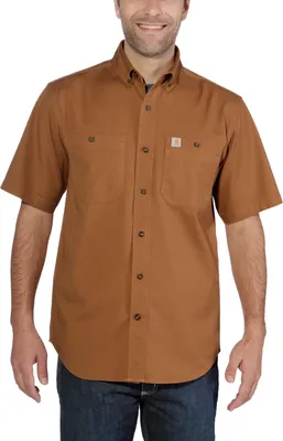 Produktbild von Carhartt hochflexibles Herren-Baumwollshirt 103555, Farbe:dark khaki, Größe:S