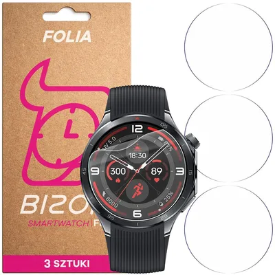 Produktbild von 3x Schutzfolie für den Bildschirm für OnePlus Watch 3, Bizon Watch HydroFlex